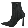 Gia Black Leather Booties Online Hot Sale