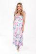 Spring Weddings Midi Dress - Blue Multi Supply