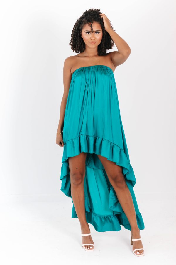 Taking a Chance Dress - Turquoise Sale