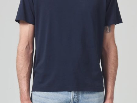 Everyday Short Sleeve Tee - Navy Hot on Sale