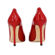 Red Patent Leather Pumps Fashion