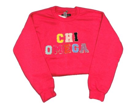 Sorority Varsity Sweatshirt: Chi Omega Online now