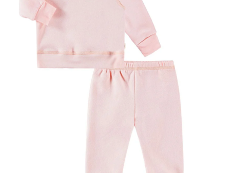 Baby Eco-Fleece Sweatshirt and Sweatpant Loungewear Set Discount