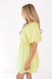 Open To It Dress - Lime For Cheap