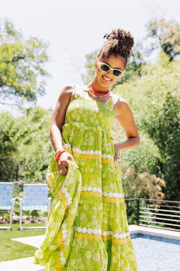 La Duni Maxi Dress - Lime Hot on Sale