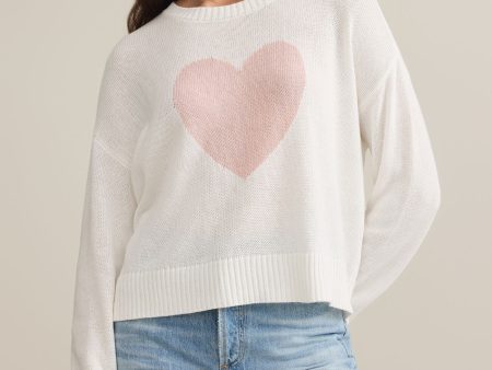 Z SUPPLY Sienna Heart Sweater Fashion