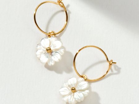 Blooming Hoop Earrings Supply