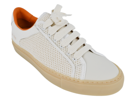 6144 Cream Textured Sneakers Fashion