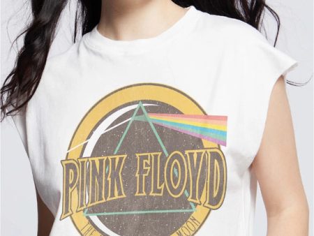 Pink Floyd Cut Off Sleeve Tee For Sale