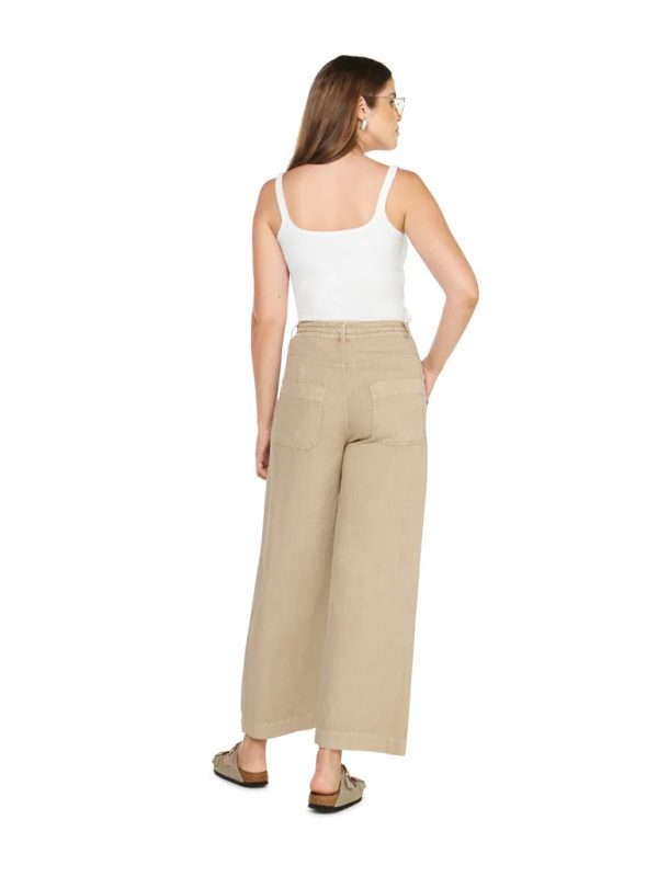 Articles of Society Emme Wide Leg Pants: Dune Online Hot Sale