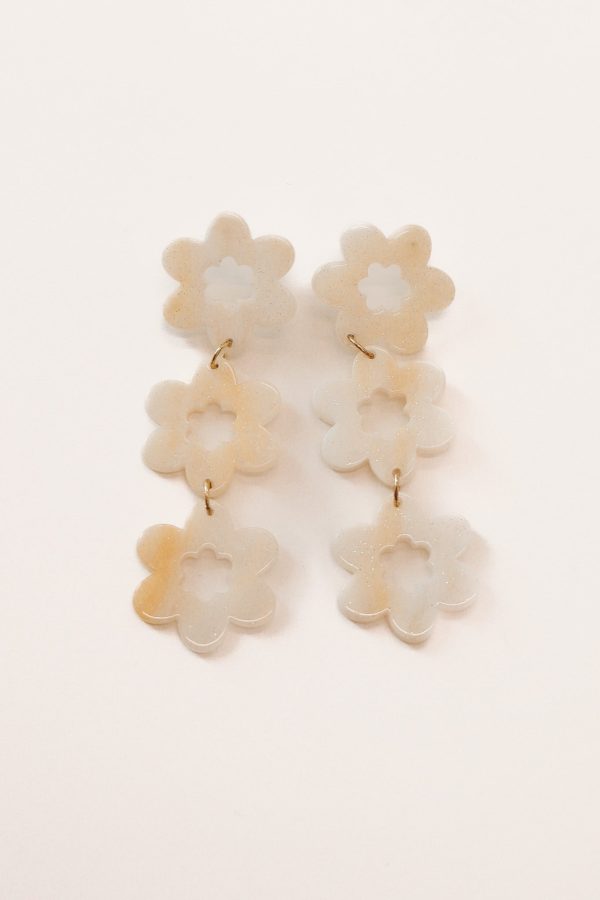 Zoey Earrings - Milky Way Discount