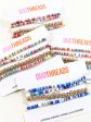 Sorority Greek Letter Beaded Bracelet Stack Sale