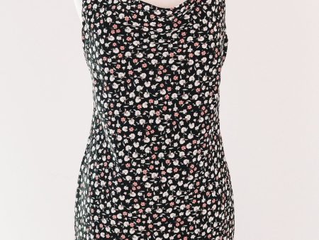 Smell The Roses Dress - Black Fashion