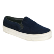 Navy Ponyhair Slip-On Sneakers Online Hot Sale