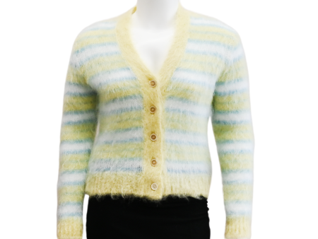 Striped Mohair Cardigan Hot on Sale