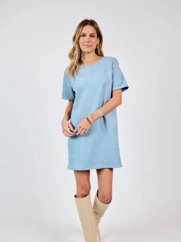 Align Faux Suede Mini Dress Hot on Sale