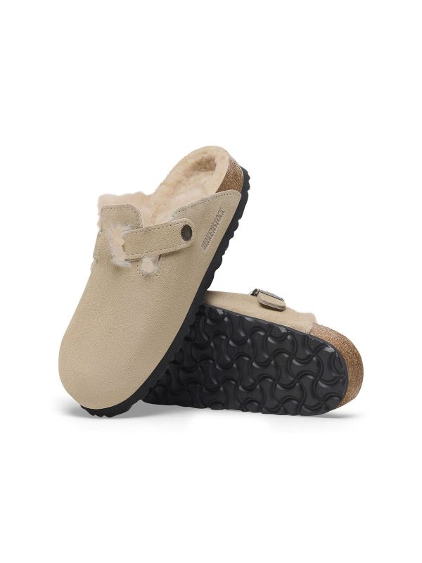 BIRKENSTOCK Boston Clog: Shearling Suede For Sale