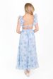 Spring Weddings Midi Dress - Light Blue Hot on Sale