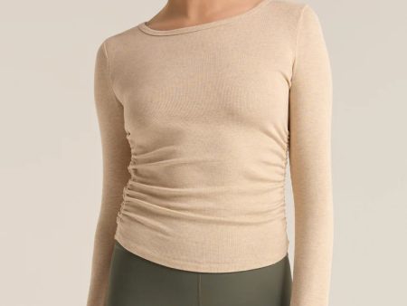 Z SUPPLY It s A Cinch Ribbed Long Sleeve Top Cheap