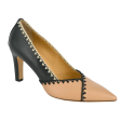 Aster Bicolor Stitch Pumps Hot on Sale