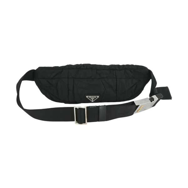 Black Nylon Belt Bag Online Hot Sale