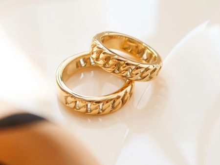 Billie 18K Braided Chain Ring Online Hot Sale