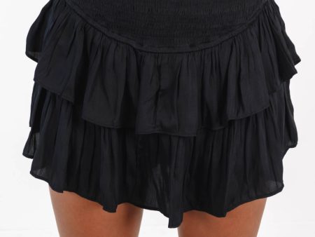 Headed For Happy Hour Skort - Black Online Sale