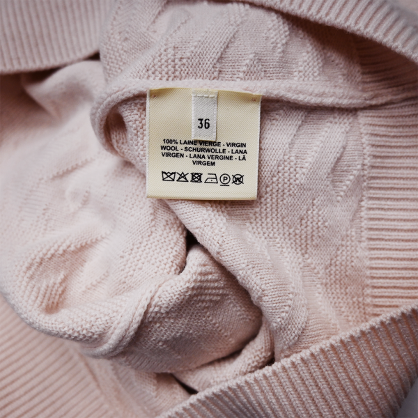 Light Pink Knit Sweater For Cheap