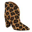 Leopard Calf-Hair Ankle Booties Sale