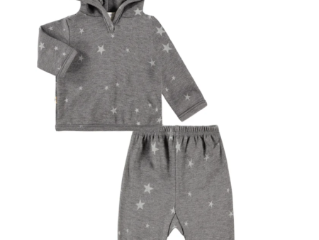 Eco-Fleece Star Hoodie and Sweatpant Set For Cheap