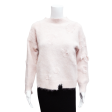 Light Pink Shrunken Deconstructed Sweater For Cheap