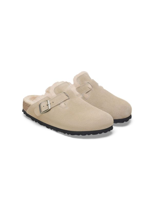 BIRKENSTOCK Boston Clog: Shearling Suede For Sale