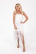 Pop Off Midi Dress - White Fashion