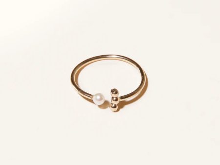 ABLE Caesar Open Pearl Ring on Sale