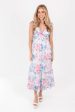 Spring Weddings Midi Dress - Blue Multi Supply