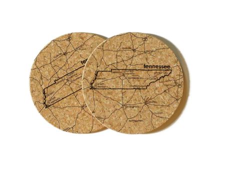 State Cork Coasters Set of 2 Online now