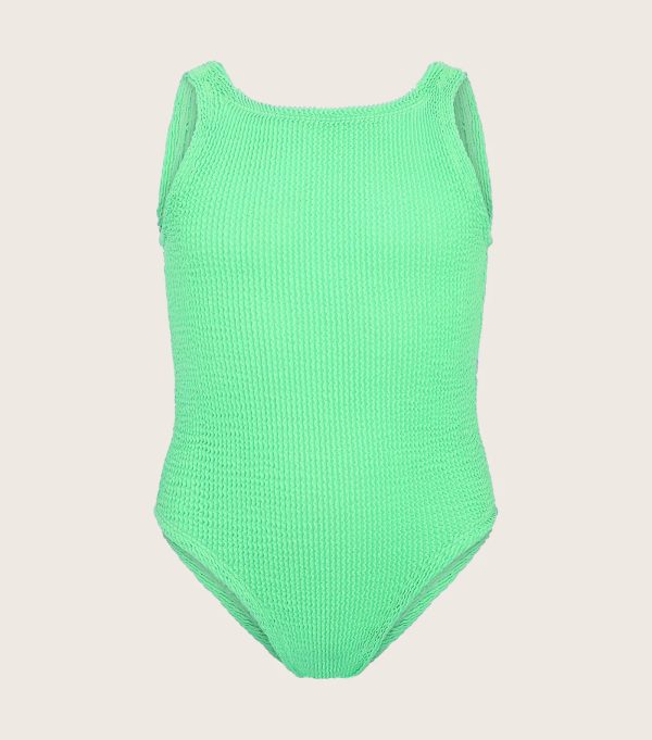 Baby Classic Swim One Piece - Lime Online Hot Sale