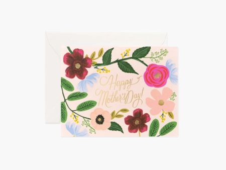 Wildflowers Mother s Day Card on Sale