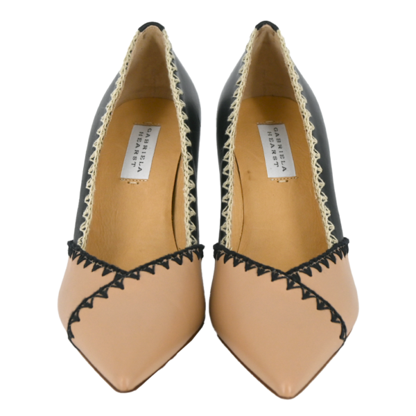 Aster Bicolor Stitch Pumps Hot on Sale