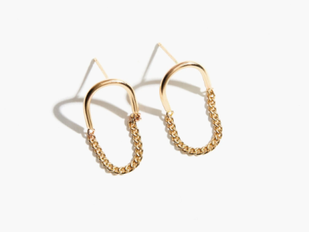 ABLE Arc Chain Earrings Online Sale