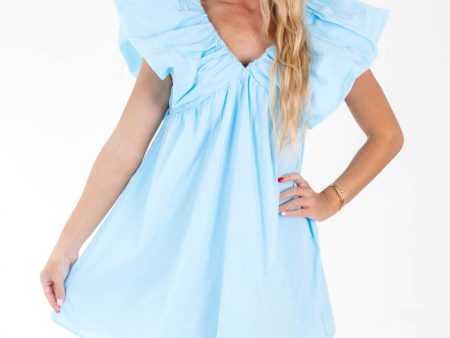 Paradise Perfection Dress - Sky Blue Fashion