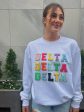 Sorority Varsity Sweatshirt: Delta Delta Delta Online Hot Sale