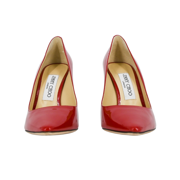 Red Patent Leather Pumps Fashion