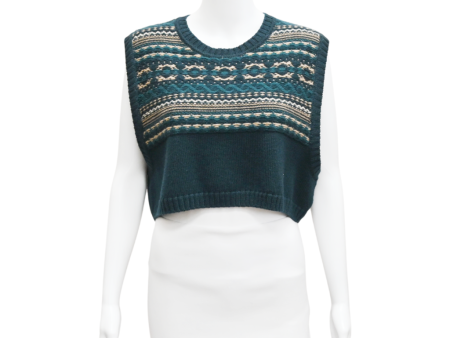 Dickie Fair Isle Cropped Sweater Vest Online