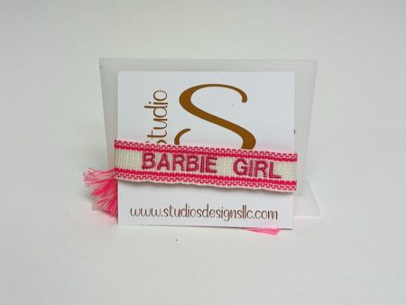 Embroidered Barbie Girl Tassel Bracelet Sale