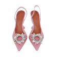 Begum Crystal-Embellished PVC Slingback Pumps Hot on Sale