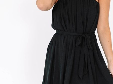 Kinda Like Love Dress - Black on Sale