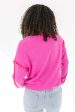 Pack Your Bags Sweater - Hot Pink Online now