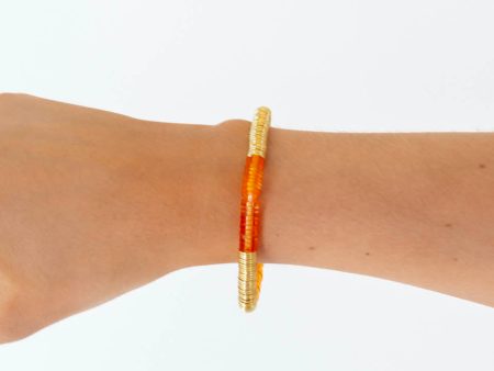 Capri Bracelet - Orange For Discount