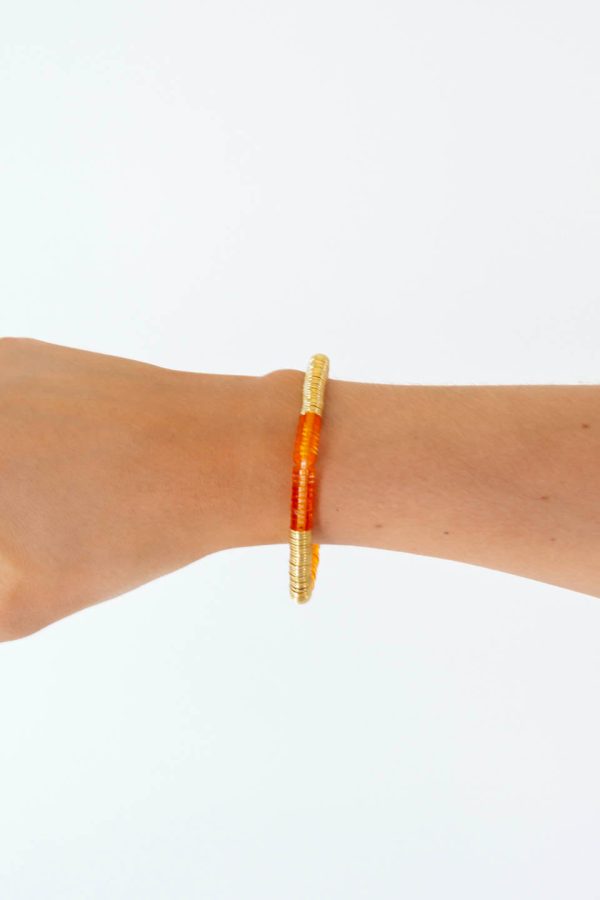 Capri Bracelet - Orange For Discount